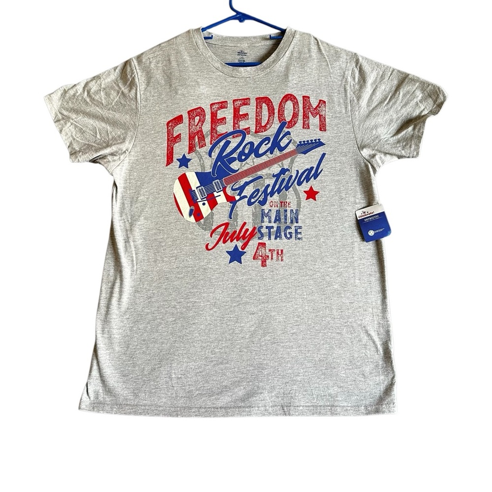 CELEBRATE PATRIOTIC FREEDOM ROCK FESTIVAL MENS T-SHIRT SZ LARGE